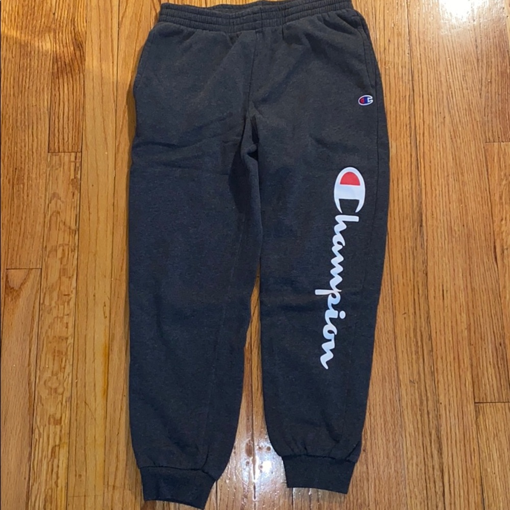 Champion Boys Grey Sweat Pants